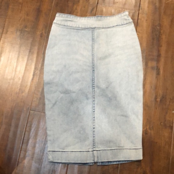 Artitzia Wilfred Free Karolina Denim Midi Skirt - Picture 2 of 6